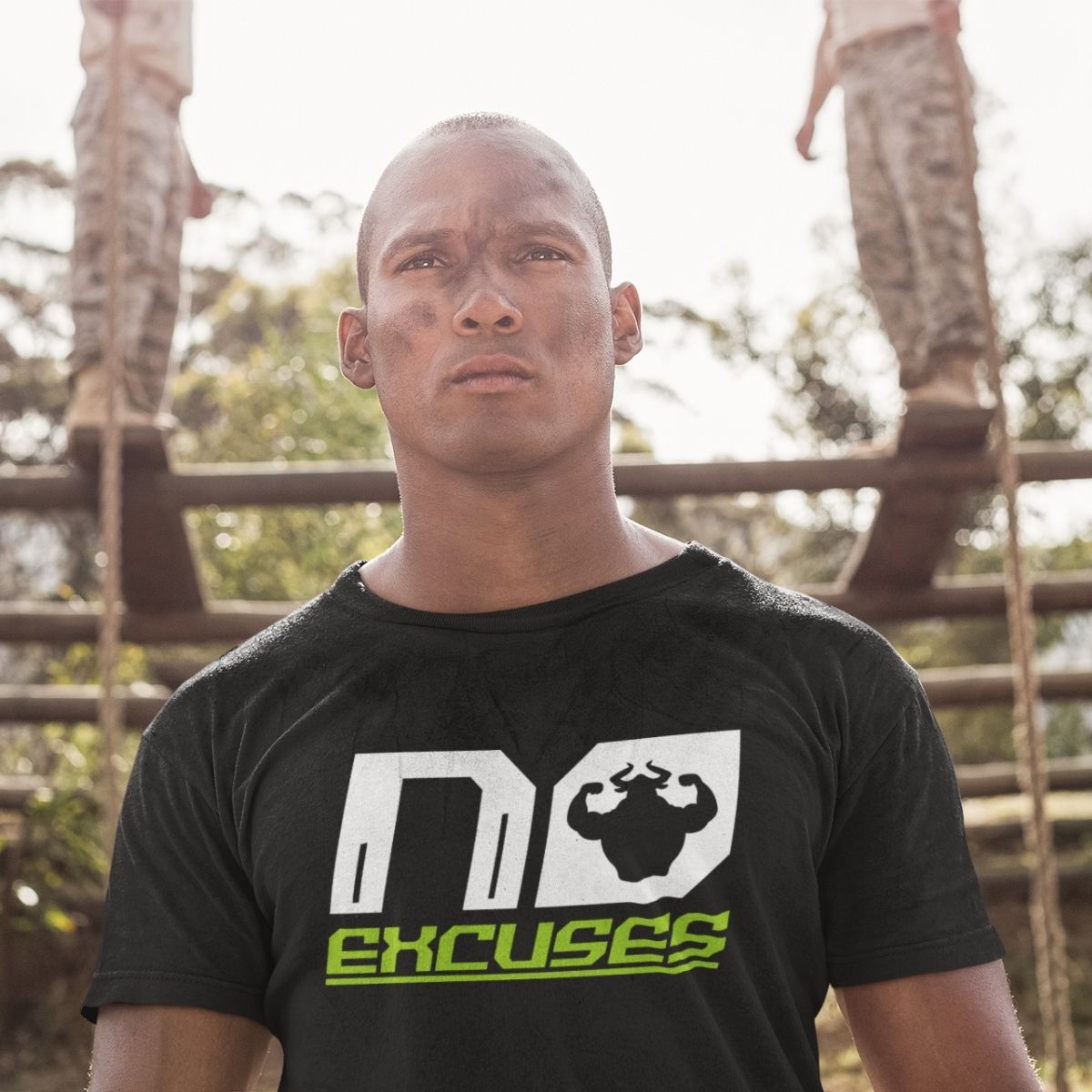 No Excuses Men's T-shirt T-Shirts - Strong and Humble Apparel