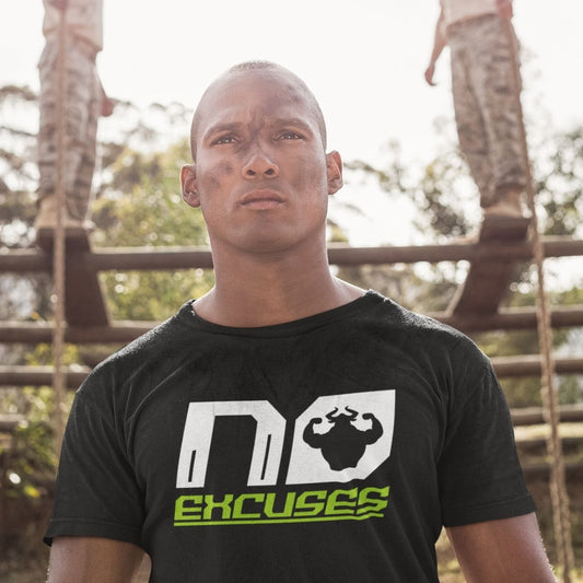 No Excuses Men's T-shirt T-Shirts - Strong and Humble Apparel