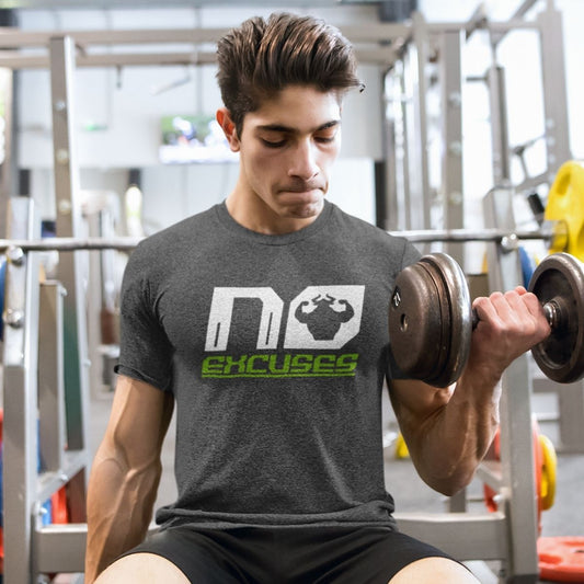 No Excuses Men's T-shirt T-Shirts - Strong and Humble Apparel