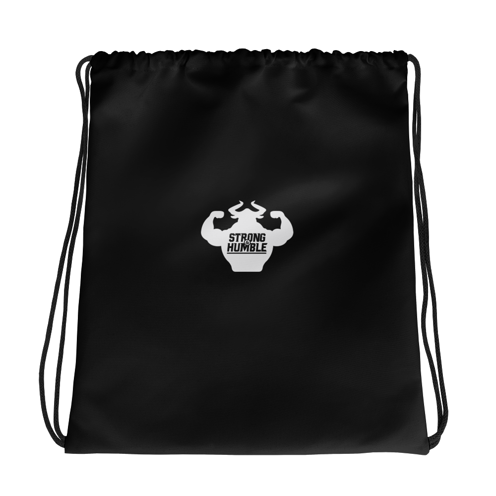 Strong and Humble Classic Logo Drawstring Bag  - Strong and Humble Apparel