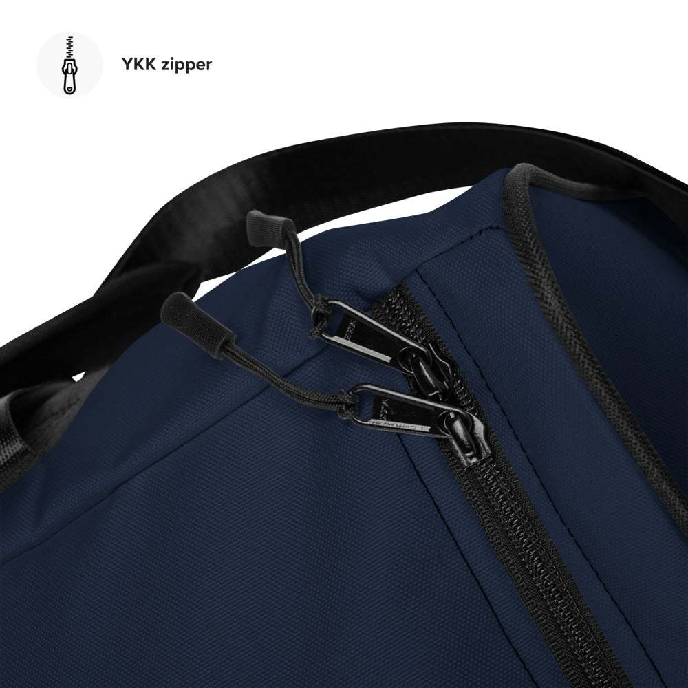 Strong and Humble Classic Log Gym Bag (Navy)  - Strong and Humble Apparel