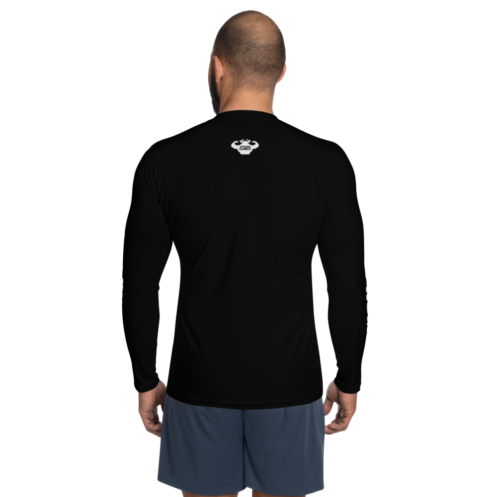 Grind While They Sleep Men's Rash Guard - Strong and Humble Apparel