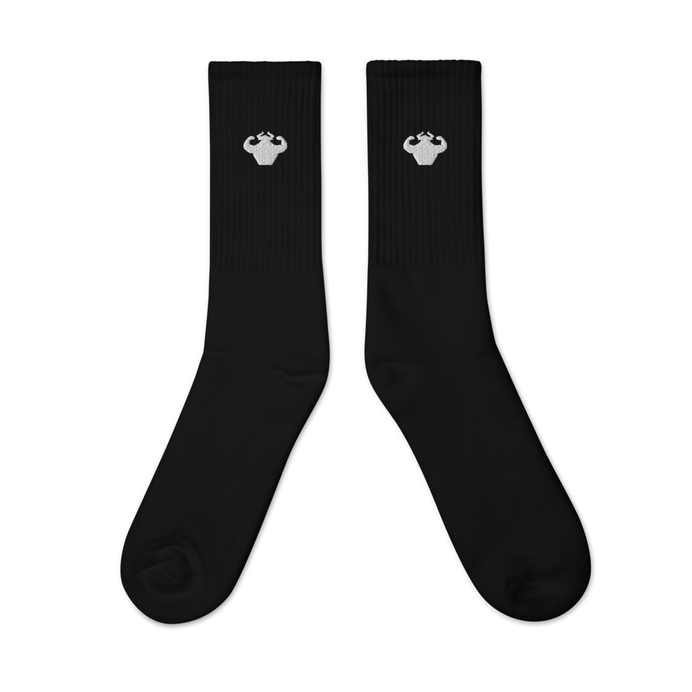 Strong and Humble Classic Logo Embroidered socks  - Strong and Humble Apparel