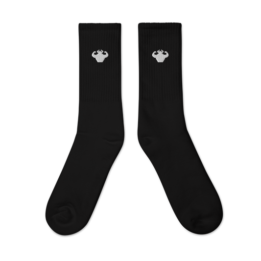 Strong and Humble Classic Logo Embroidered socks  - Strong and Humble Apparel