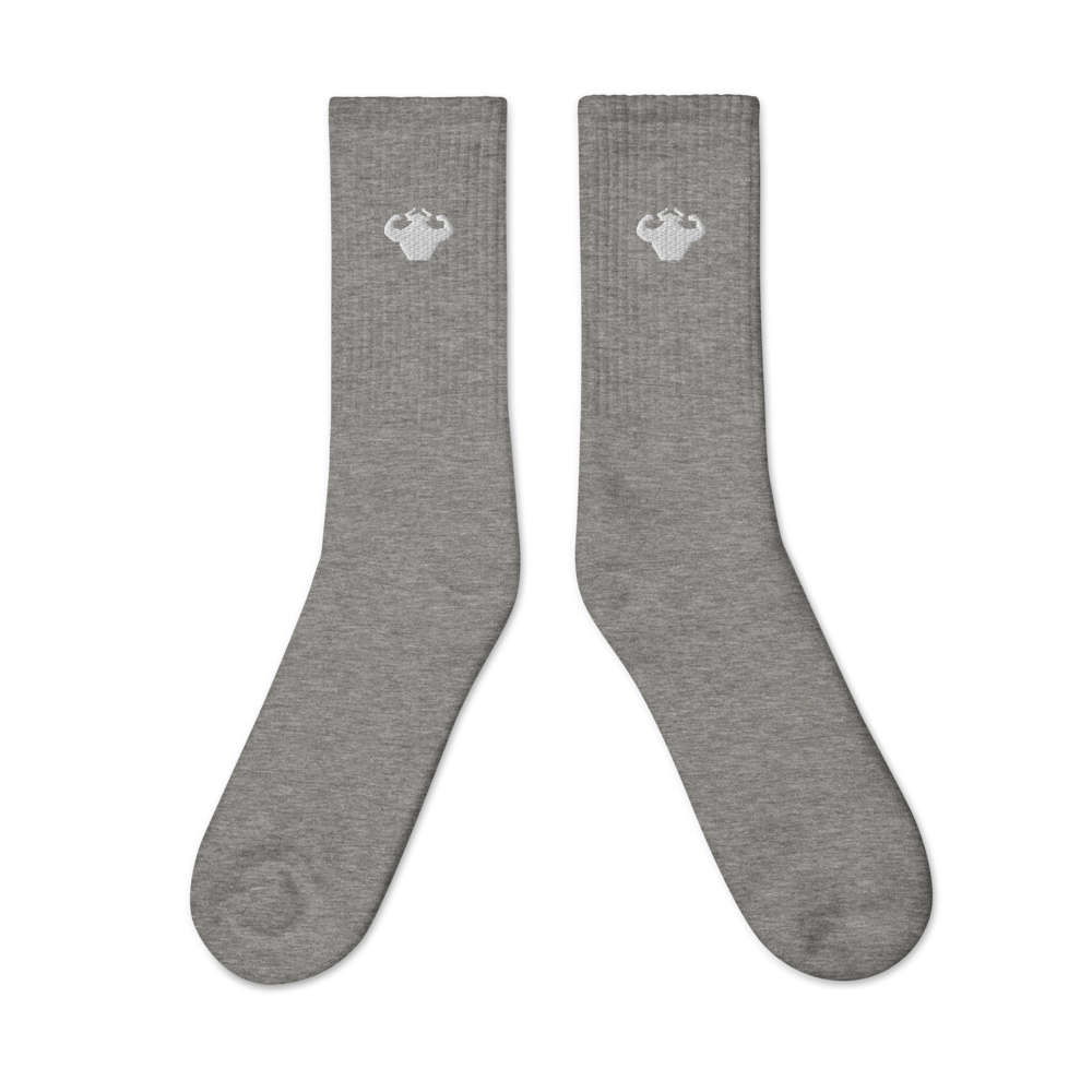 Strong and Humble Classic Logo Embroidered socks  - Strong and Humble Apparel