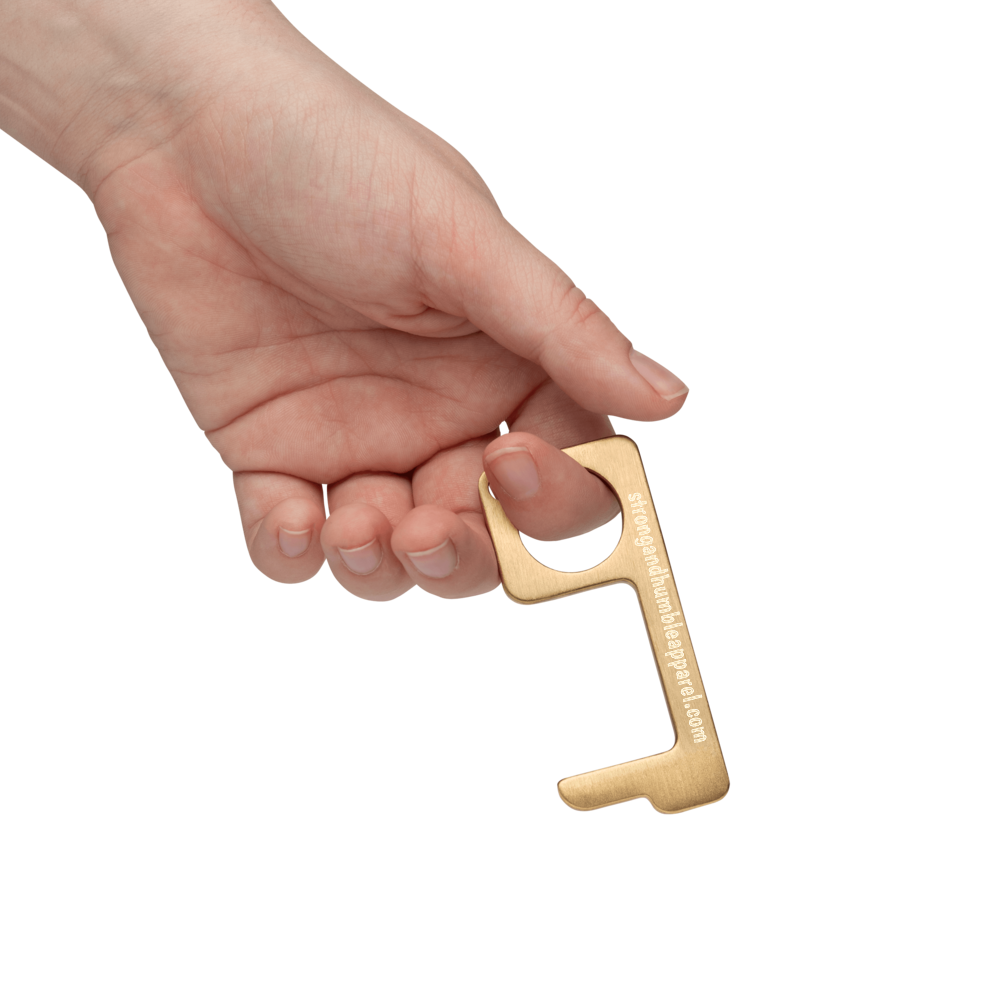 Strong and Humble Apparel Engraved Brass Touch Tool  - Strong and Humble Apparel