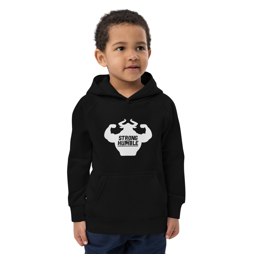 Classic Logo Kids Eco Hoodie  - Strong and Humble Apparel