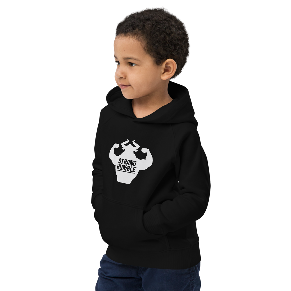 Classic Logo Kids Eco Hoodie  - Strong and Humble Apparel