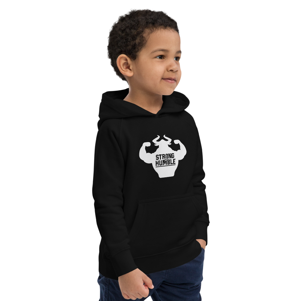 Classic Logo Kids Eco Hoodie  - Strong and Humble Apparel