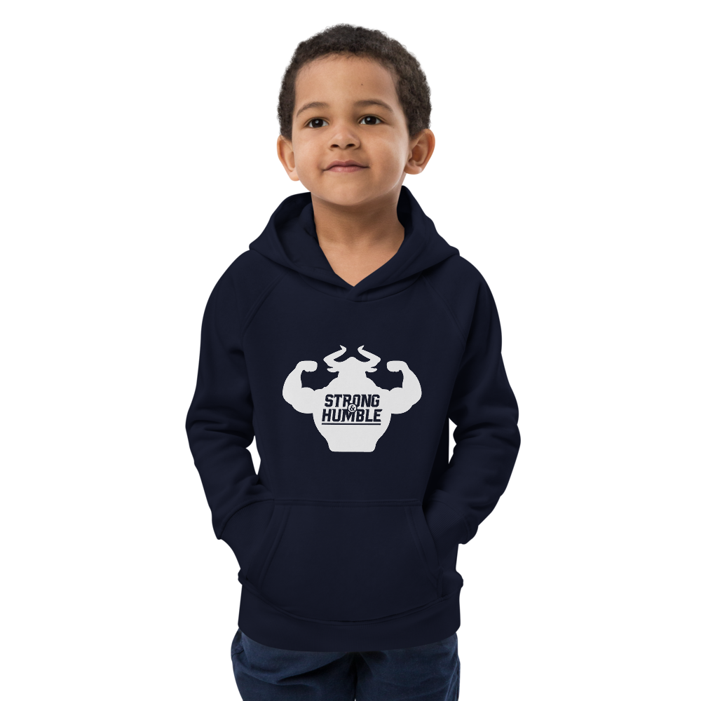 Classic Logo Kids Eco Hoodie  - Strong and Humble Apparel