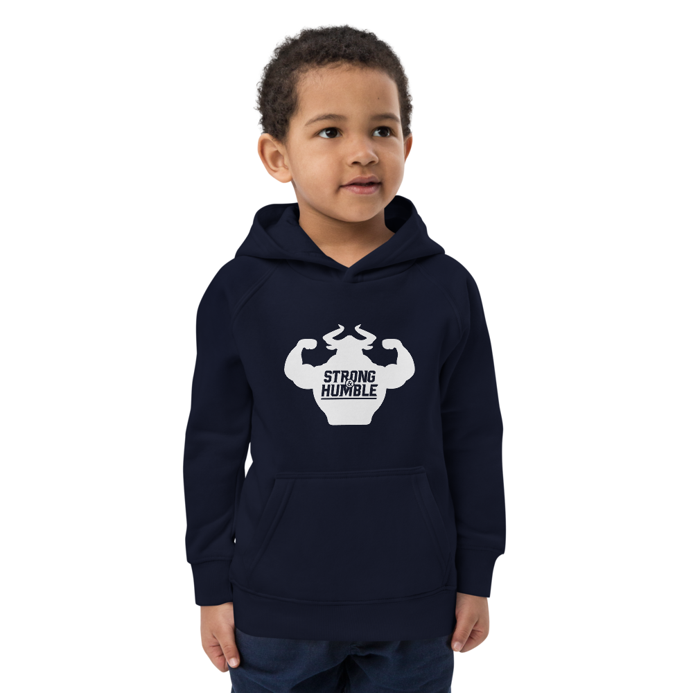 Classic Logo Kids Eco Hoodie  - Strong and Humble Apparel