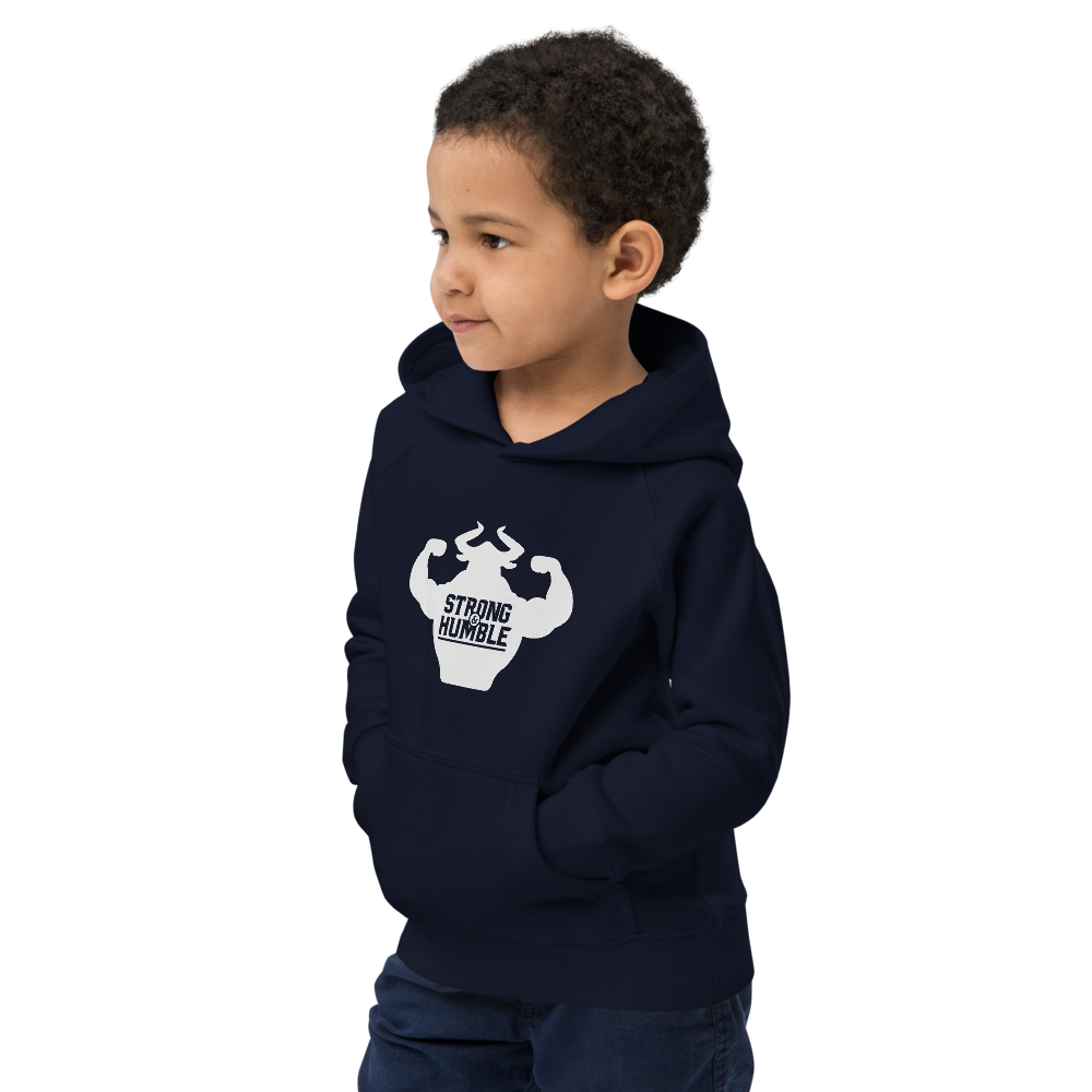 Classic Logo Kids Eco Hoodie  - Strong and Humble Apparel