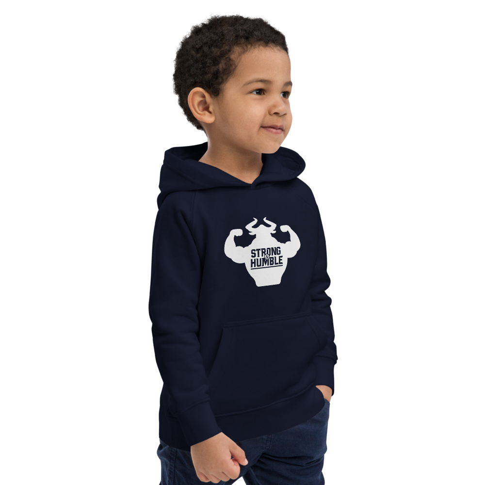 Classic Logo Kids Eco Hoodie  - Strong and Humble Apparel