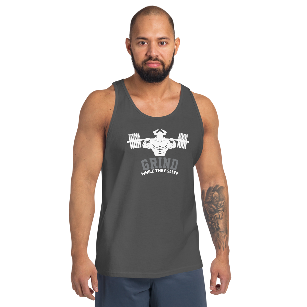 Grind While They Sleep Tank Top - Strong and Humble Apparel