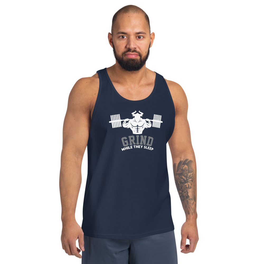 Grind While They Sleep Tank Top - Strong and Humble Apparel