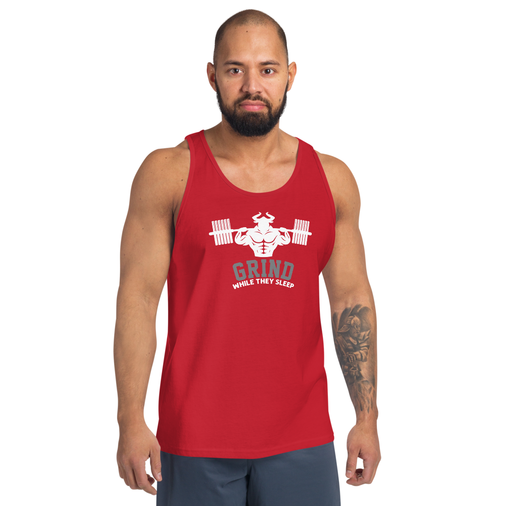 Grind While They Sleep Tank Top - Strong and Humble Apparel