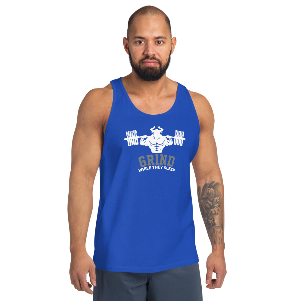 Grind While They Sleep Tank Top - Strong and Humble Apparel