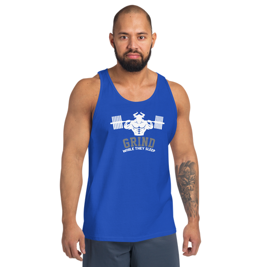 Grind While They Sleep Tank Top - Strong and Humble Apparel