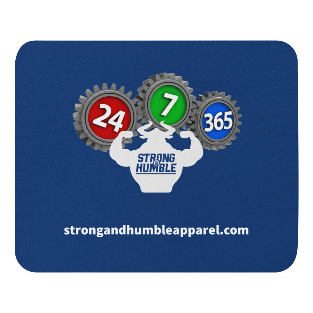 24/7/365 Strong and Humble Mouse pad - Strong and Humble Apparel