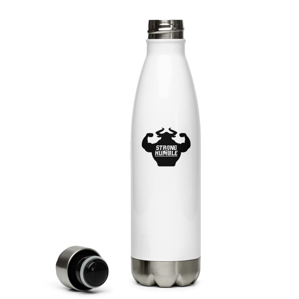 Strong and Humble Classic Logo Stainless Steel Water Bottle  - Strong and Humble Apparel