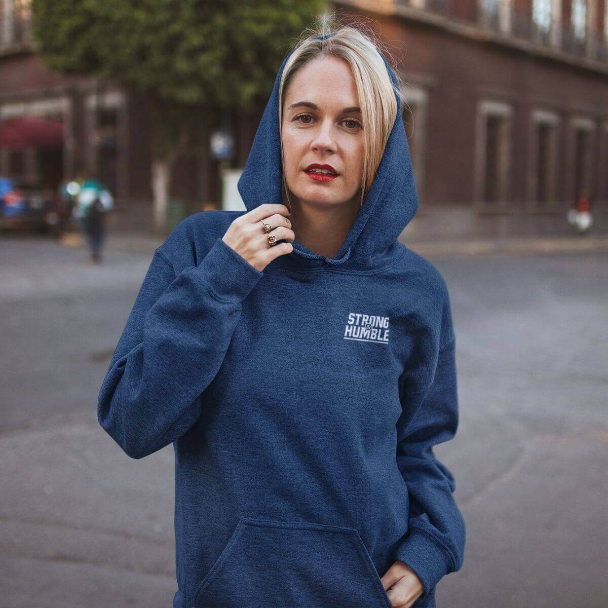 Clean Lines Women's Strong and Humble Hoodie Hoodie - Strong and Humble Apparel