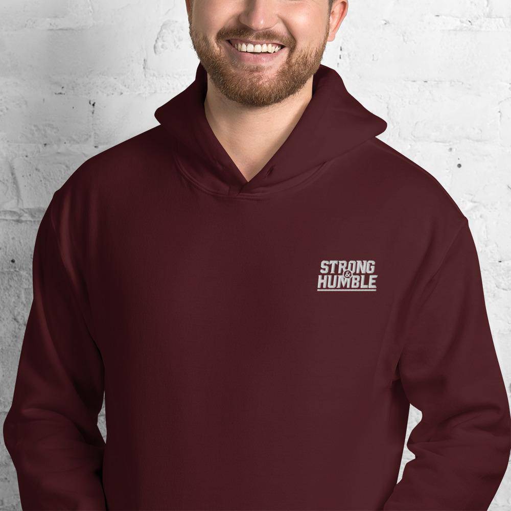 Strong and Humble Clean Lines Hoodie with Embroidered Logo Hoodie - Strong and Humble Apparel