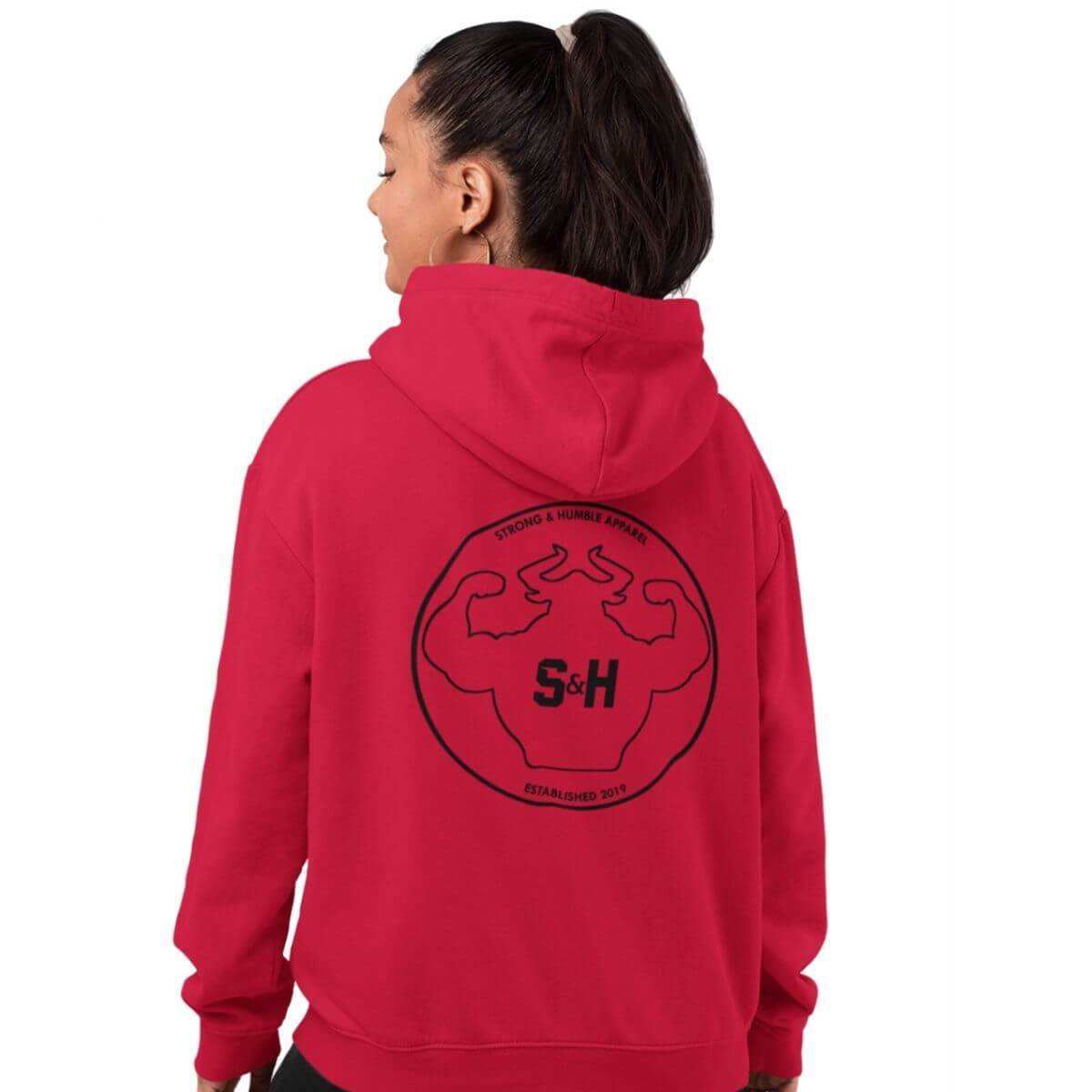 The Outline Women's Hoodie Hoodie - Strong and Humble Apparel