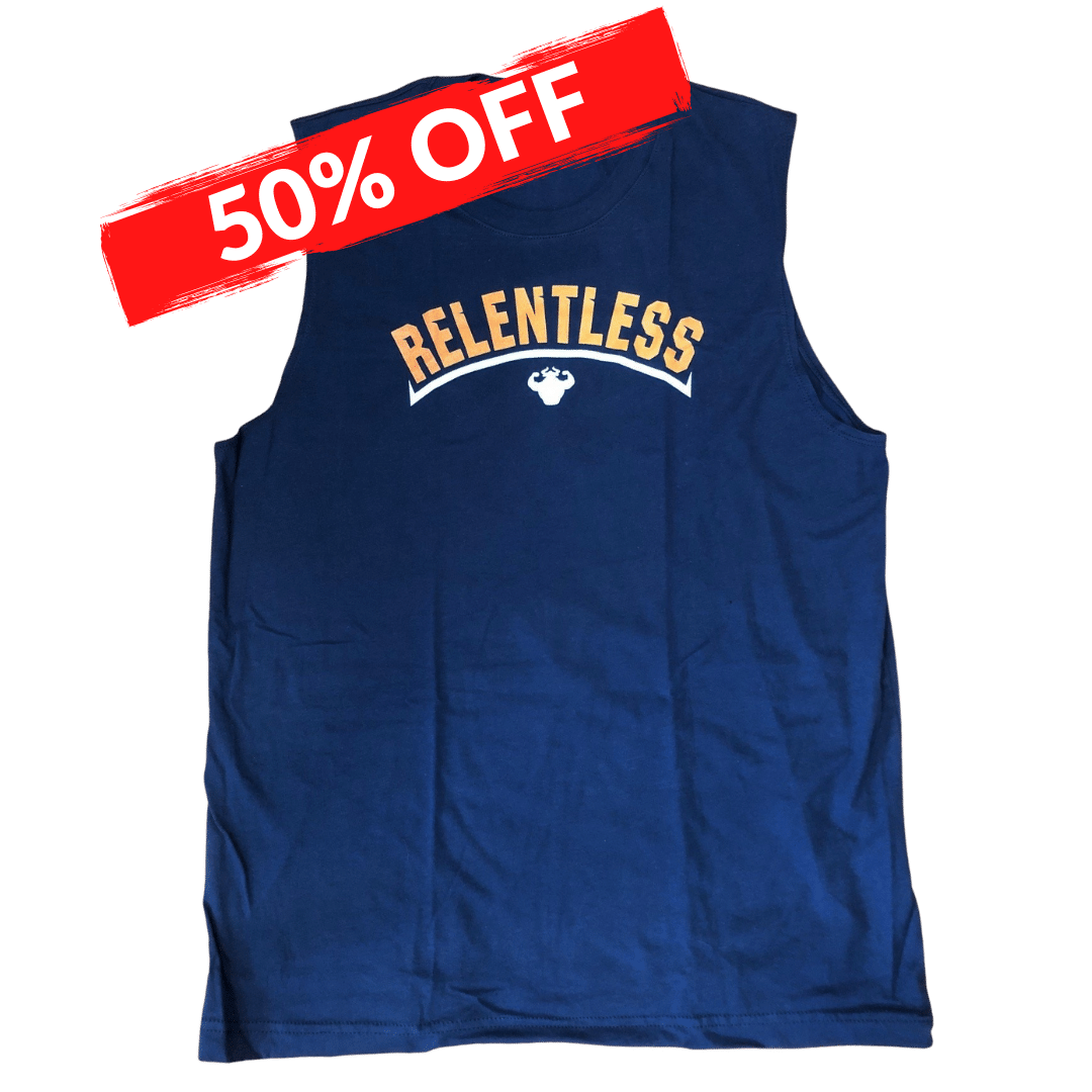 CLEARANCE - Relentless Men's Cotton Muscle Shirt Muscle Shirt - Strong and Humble Apparel