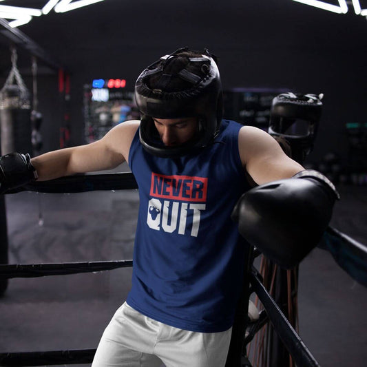 Never Quit Men's Muscle Shirt Muscle Shirt - Strong and Humble Apparel