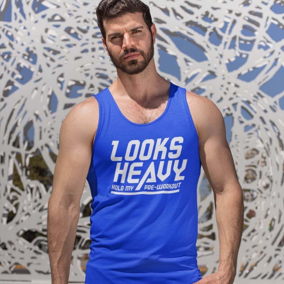 Looks Heavy Men's Tank Top Tank - Strong and Humble Apparel