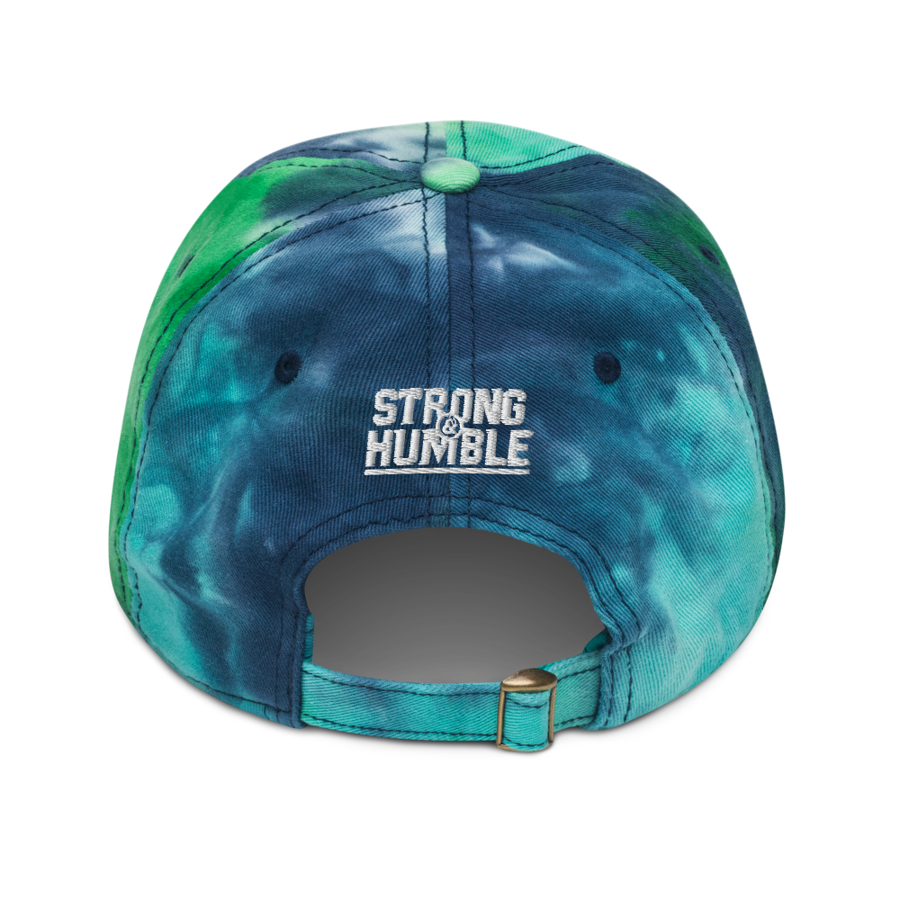 Minimal Logo Tie dye hat  - Strong and Humble Apparel