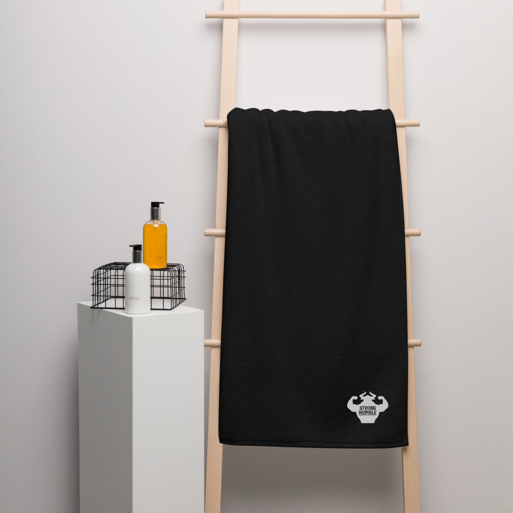 Strong and Humble Gym Towels with Embroidered Logo  - Strong and Humble Apparel