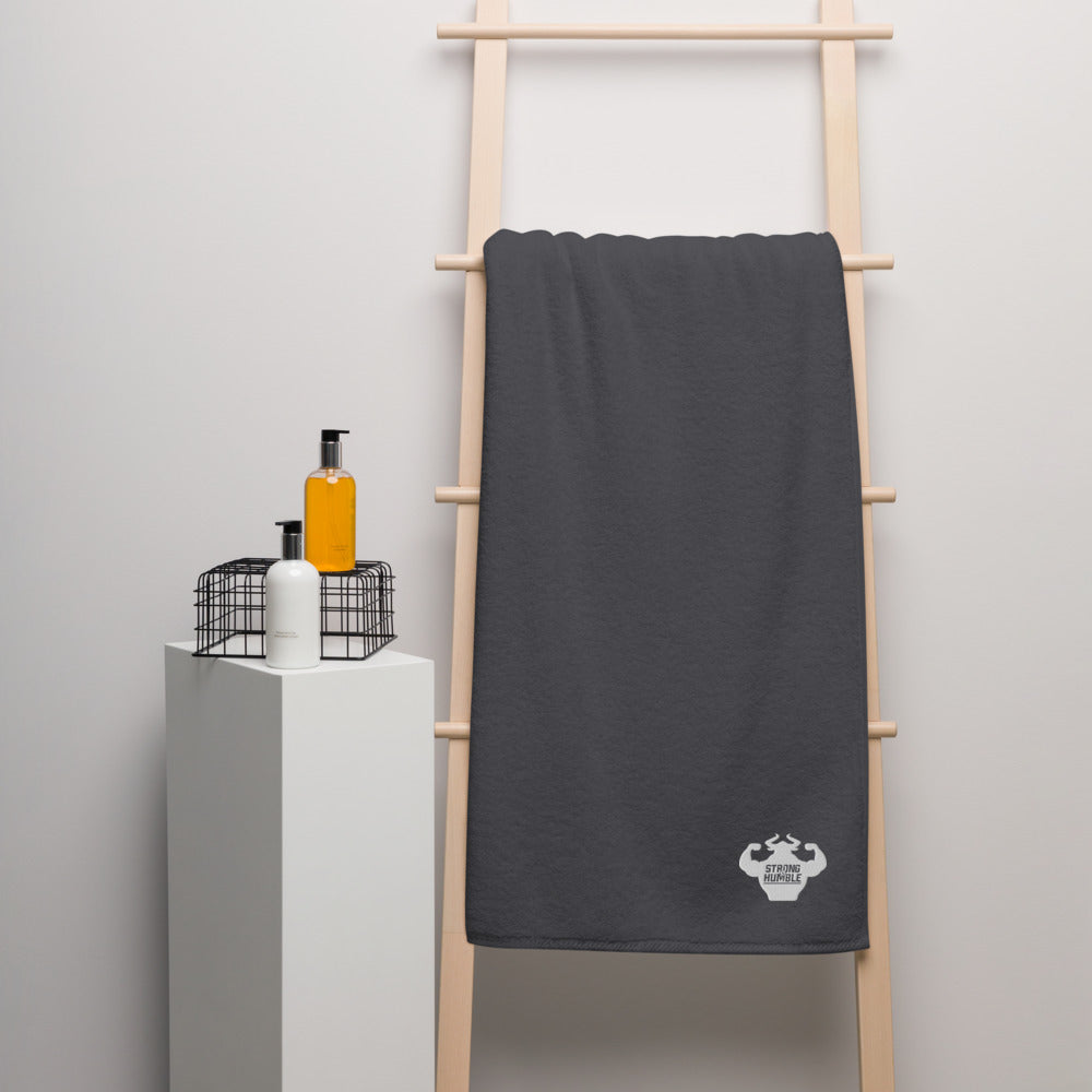 Strong and Humble Gym Towels with Embroidered Logo  - Strong and Humble Apparel