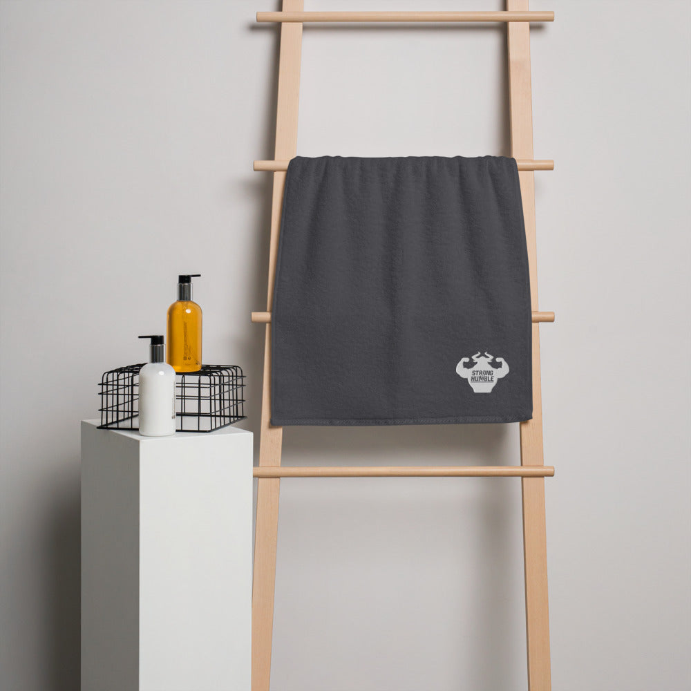 Strong and Humble Gym Towels with Embroidered Logo  - Strong and Humble Apparel