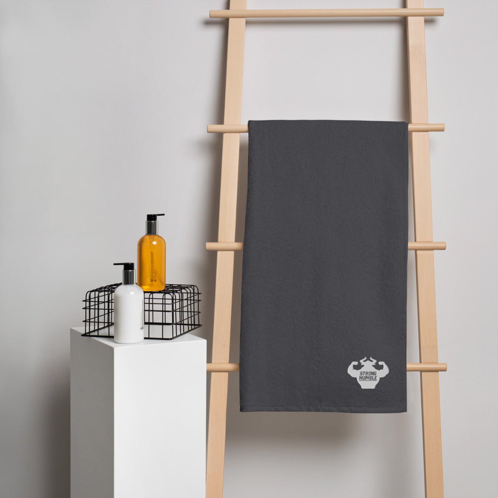 Strong and Humble Gym Towels with Embroidered Logo  - Strong and Humble Apparel