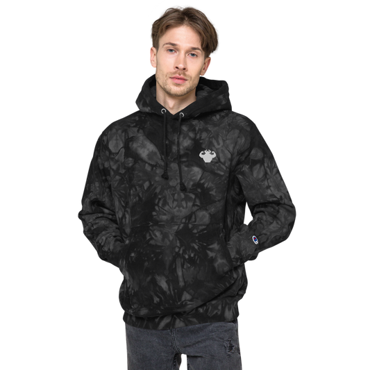 NEW Embroidered Minimal Logo Tie-Dye Hoodie  - Strong and Humble Apparel