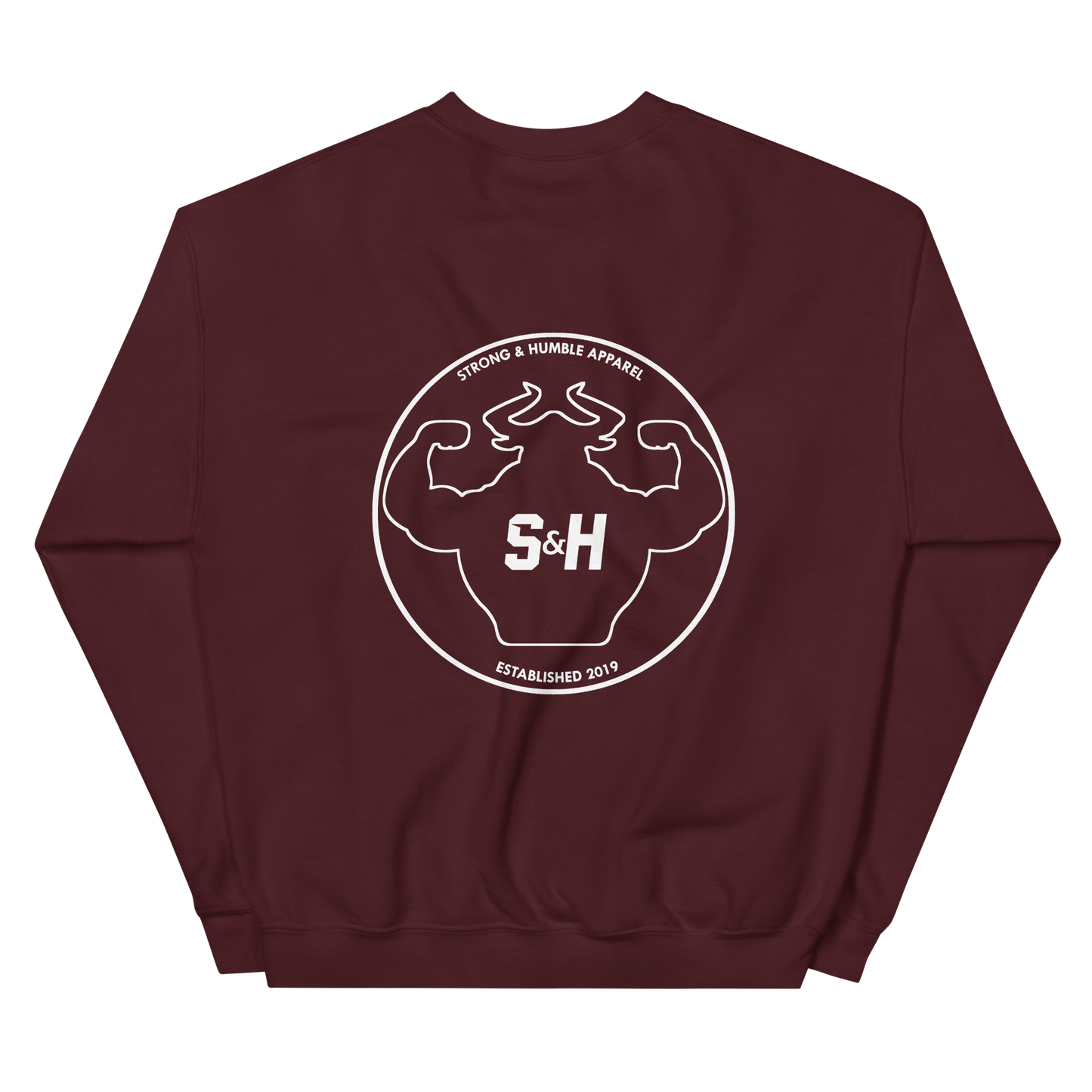 Outline Sweatshirt - Strong and Humble Apparel