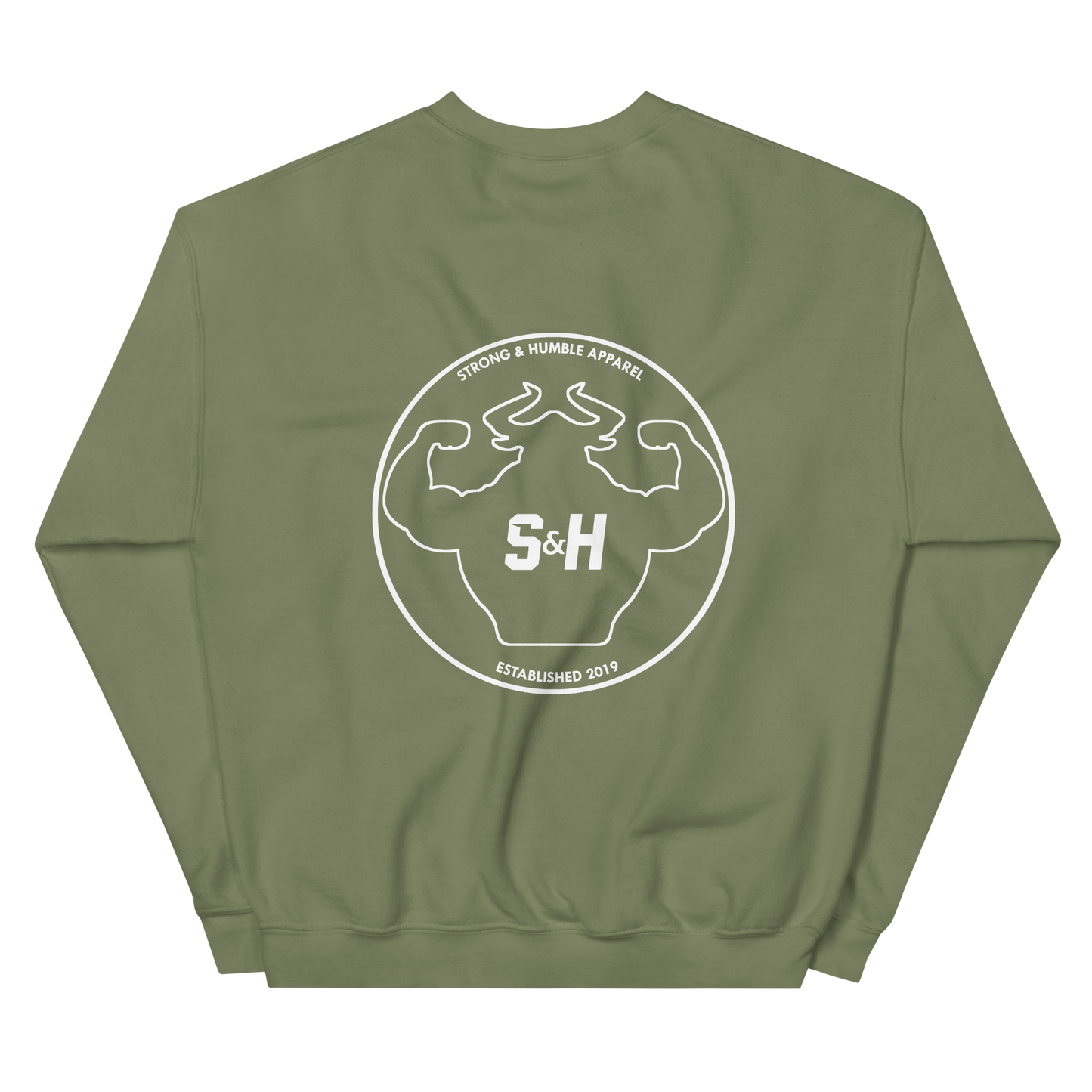 Outline Sweatshirt - Strong and Humble Apparel