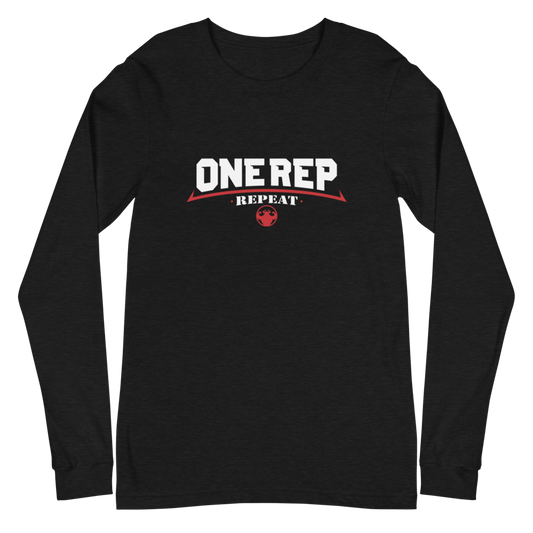 One Rep Repeat Long Sleeve Tee  - Strong and Humble Apparel