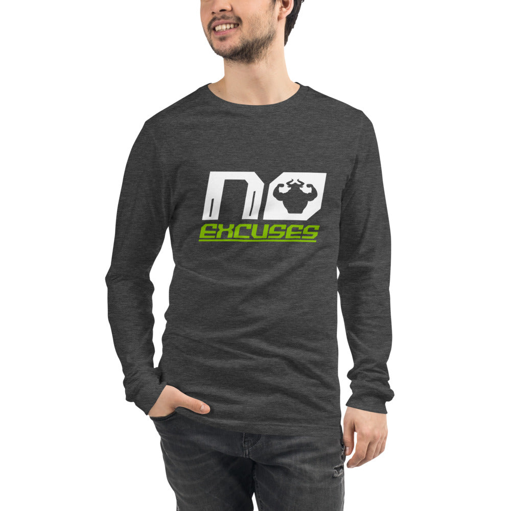 No Excuses Long Sleeve Tee - Strong and Humble Apparel