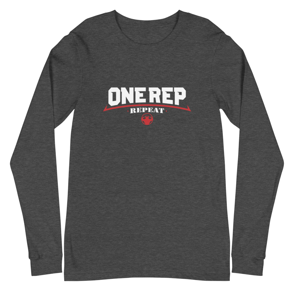 One Rep Repeat Long Sleeve Tee  - Strong and Humble Apparel