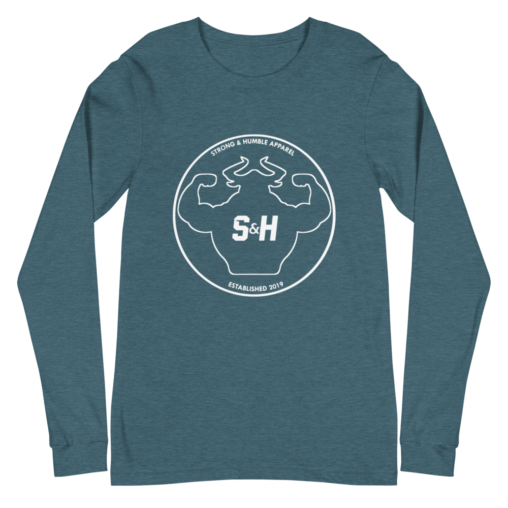 Outline Long Sleeve Tee  - Strong and Humble Apparel