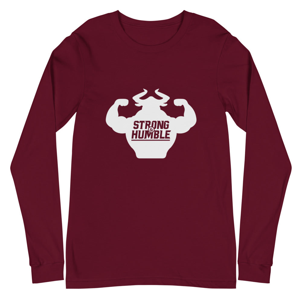 Classic Logo  Long Sleeve Tee  - Strong and Humble Apparel