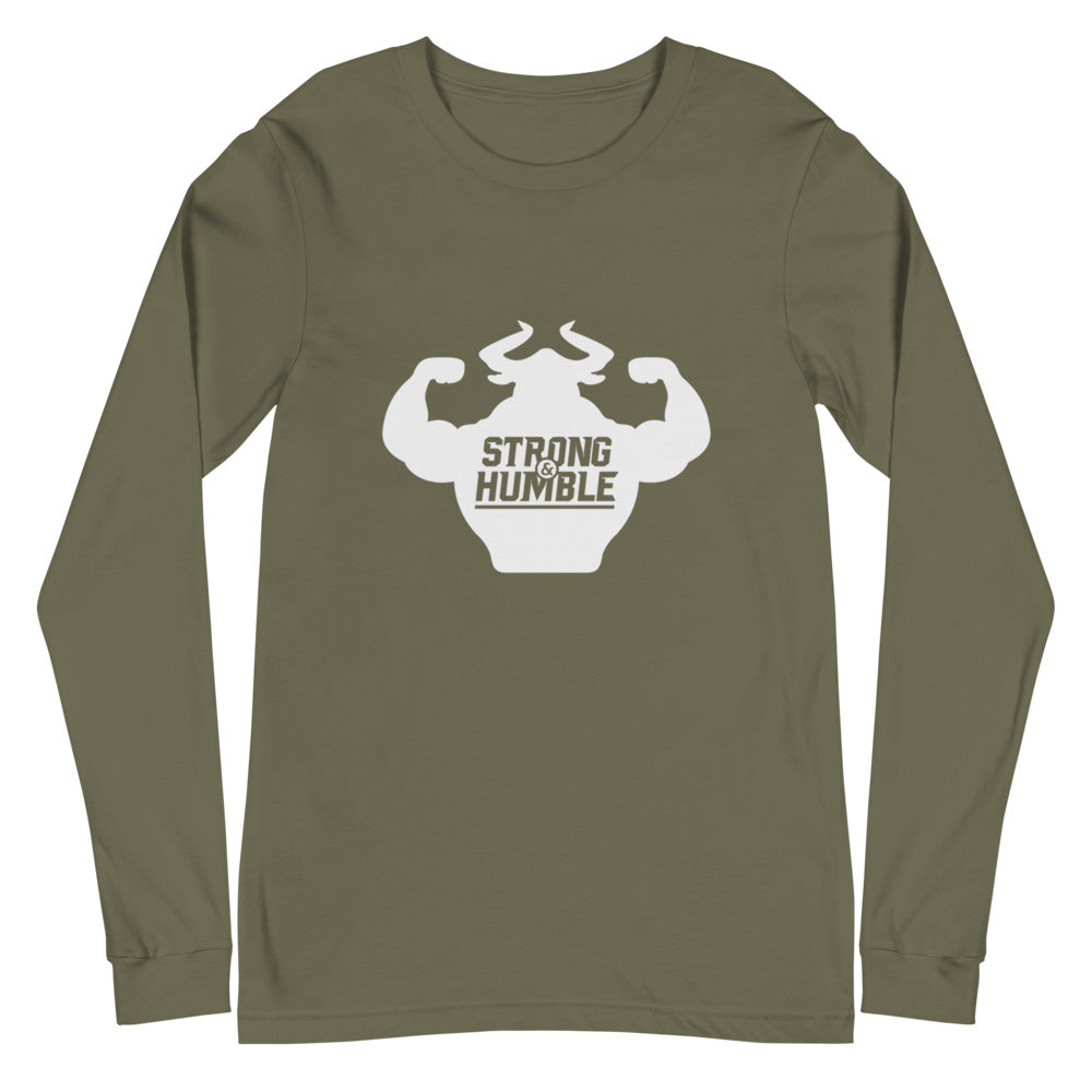 Classic Logo  Long Sleeve Tee  - Strong and Humble Apparel