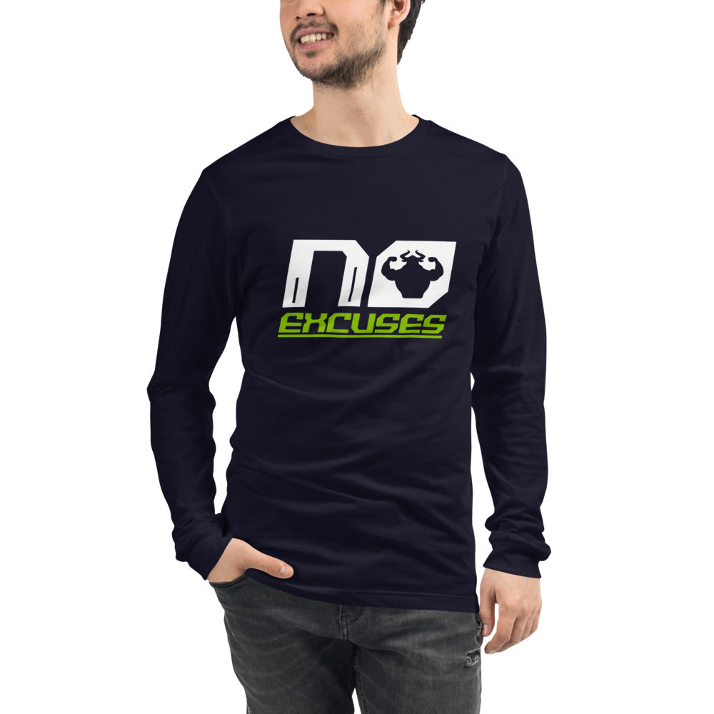 No Excuses Long Sleeve Tee - Strong and Humble Apparel