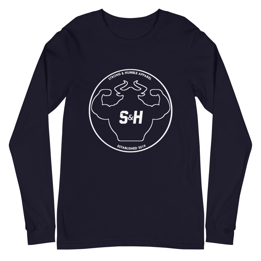 Outline Long Sleeve Tee  - Strong and Humble Apparel