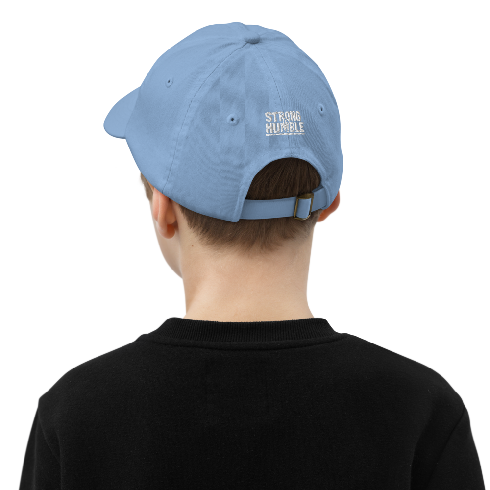 Strong and Humble Minimal Logo Youth baseball cap  - Strong and Humble Apparel