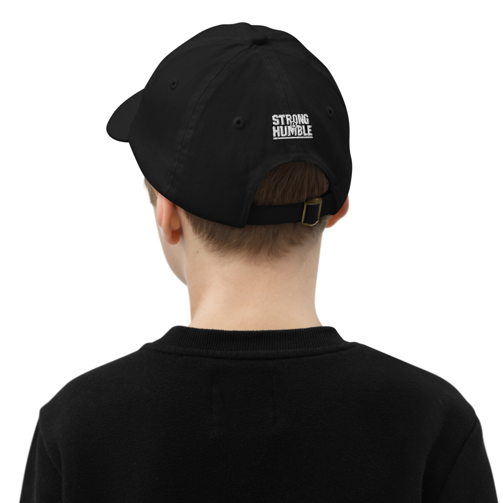 Strong and Humble Minimal Logo Youth baseball cap  - Strong and Humble Apparel