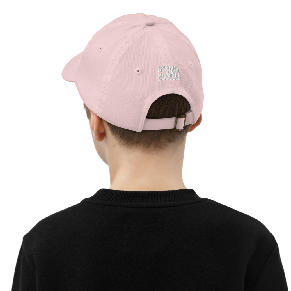 Strong and Humble Minimal Logo Youth baseball cap  - Strong and Humble Apparel