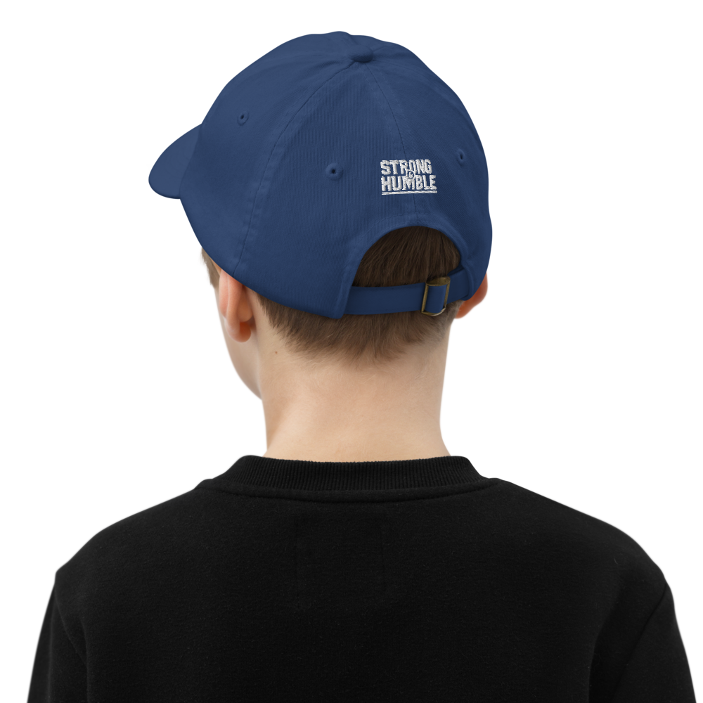 Strong and Humble Minimal Logo Youth baseball cap  - Strong and Humble Apparel